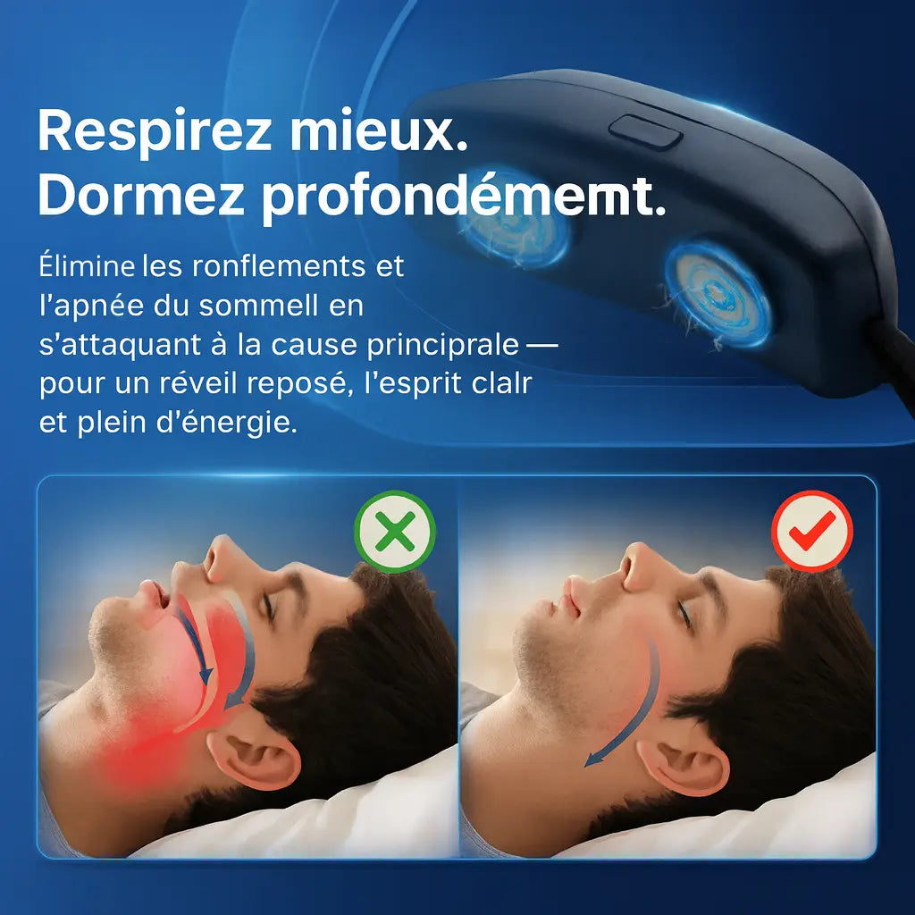 Ozen™ | Neurostimulateur EMS Anti-Ronflement