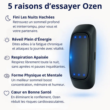 Ozen™ | Neurostimulateur EMS Anti-Ronflement