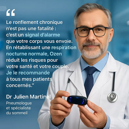 Ozen™ | Neurostimulateur EMS Anti-Ronflement